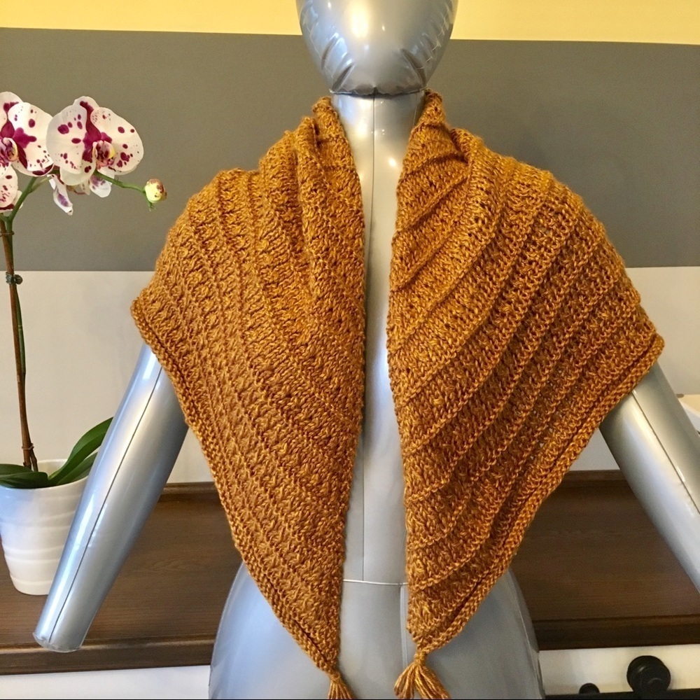 NWOT!  Multiway Handmade Wrap in Golden Brown